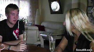 German Mother Teach Step-Son to Fuck at 18yr old Birthday